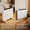 Radiateur Électrique Yoevu Radiateur Aluminio 900W 6 Éléments Montage Mural ou Pied