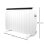 Yoevu Radiador Eléctrico Bajo Consumo 12 Elementos 2000W de Pared o Pie
