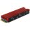 Axagon Clr-m2 Passiver Kühlkörper für M.2 2280 SSD Rot