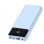 Vanwin Cdb-az Power Bank 20000 mAh USB-C/USB-A Micro Cable Pantalla LED Azul