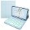 Royal Bailey TS006D Capa com Teclado Bluetooth Inglês QWERTY USA para iPad Mini 6 Azul