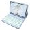 Royal Bailey TS006D Capa com Teclado Bluetooth Inglês QWERTY USA para iPad Mini 6 Azul