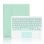 Royal Bailey PS11C Capa Teclado Bluetooth para iPad Air 4 (2020) 10.9/Pro 11 (2021/2020/2018) Verde