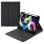Royal Bailey HK109C Capa Teclado Bluetooth para iPad Air 4 (2020) 10.9/Pro 11(2021/2020/2018) Preta
