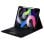 Royal Bailey HK132C Capa com Teclado Bluetooth para iPad Pro 12.9 (2021/2020/2018) Preta