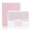 Royal Bailey PS97C Capa com Teclado Bluetooth para iPad 2018-2017/Pro 9.7/Air 2 Rosa