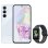 Samsung Pack Galaxy A35 5G 6GB/128GB Azul Libre + Galaxy Fit3 Cinzento Smart Band Bateria 13 Dias