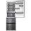 Frigorífico Combi Francés Infiniton FRD-401T91DEV Total No Frost 190,9cm 401L E Dark Inox