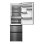 Frigorífico Combi Francés Infiniton FRD-401T91DEV Total No Frost 190,9cm 401L E Dark Inox