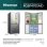 Hisense RQ5P470SAID Frigorífico Americano Nofrost D Inox