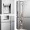 Hisense RS818N4TIC Frigorífico Americano Wifi C Inox
