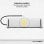 Hub USB-C OWLOTECH Docking 11 em 1 HDMI VGA Ethernet 87W SD TF Design Compacto Cinzento