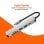 PcCom Essential Adaptador HUB USB-C a HDMI 4K/USB-C 87W/USB 3.0/SD/microSD