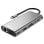PcCom Essential HUB Docking 11 en 1 USB-C a 1x RJ45, 1x VGA, 1x HDMI 4K, 1x USB-C PD, 1x Audio Jack 3.5mm, 1x USB 3.0, 3
