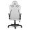 Alpha Gamer Zeta Silla Gaming con Cojín y Almohada Cervical Blanca/Negra
