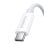 Baseus Superior 2 Cable Carga Rápida 240W USB4 40Gbps USB-C a USB-C 1.8m Blanco