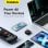Baseus Free2Draw Cabo Retrátil USB-C com Carga Rápida 100W 1m Preto