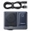 Baseus Nomos Estacion de Carga Inalámbrica 5 en 1 Qi2 140W 2xUSB-C+1xUSB-A Pantalla Digital LED
