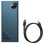 Baseus Adaman Powerbank 65W 20000mAh Azul Metálico + Cabo 50cm USB-A/USB-C 60W (20V/3A)