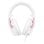 Kopfhörer HyperX Cloud III kabelgebunden USB-C Gaming mit Geräuschunterdrückung Weiß/Rosa