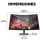 HP OMEN 32c 31.5" LED VA QHD 165Hz HDR400 Altura Ajustable FreeSync Premium Curvo