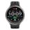 Amazfit Active 2 Bluetooth GPS 43,9mm AMOLED Prata com Pulseira Preta M Resistência à Água 5ATM SpO2 Pulsómetro Sono
