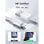 UGREEN 20728 USB-A-Stecker auf LIGHTNING-Kabel. Mfi-zertifiziert. 1 Meter. Farbe: Weiß. Kompatibel mit iPhone, iPad, iPod. Weiß