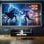 Wallace X8 Proyector Android HD 1280x720P Compatible 4K HDR 6000 Lúmenes Blanco