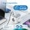 BLOC MULTIPRISE EWENT 3 PRISES SHUCKO + 2 USB-A + 2 USB-C