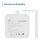 Ewent EW3864 Bloco com 8 Tomadas Shucko + 2x USB-A + 2x USB-C 5V/3A PD/QC 3.0 Branco