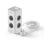 Ewent EW3864 Bloco com 8 Tomadas Shucko + 2x USB-A + 2x USB-C 5V/3A PD/QC 3.0 Branco