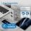 Ewent EW3864 Bloco com 8 Tomadas Shucko + 2x USB-A + 2x USB-C 5V/3A PD/QC 3.0 Branco