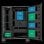 Abysm Gaming Workstation AI PRO 100 Torre E-ATX Mesh USB-C Negra