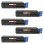 PcCom Essential OKI B432/B512/MB492/MB562/45807111 Tóner Compatible Negro Pack 5