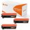 PcCom Essential Brother TN230 Tóner Compatible Negro Pack 3