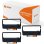 PcCom Essential Epson ERC38/ERC34/ERC30 Cinta Matricial Compatible Negro Pack 3