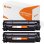 PcCom Essential HP C4092A/92A Tóner Compatible Negro Pack 2