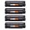 PcCom Essential HP C4092A/92A Tóner Compatible Negro Pack 4