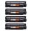 PcCom Essential HP C3906A/06A Tóner Compatible Negro Pack 4