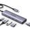 Ugreen 15596 HUB 5 en 1 USB-C a HDMI/3x USB 3.2/USB-C Gris