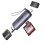 Ugreen 50706 Leitor de Cartões USB/Micro-USB Prateado