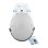 Casque de Protection TnB avec Visière pour Trottinette/Skate/Roller Taille L/XL 58-61cm Blanc Homologué