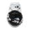 Casque de Protection TnB avec Visière pour Trottinette/Skateboard/Roller Taille M/L 55-57cm Blanc Homologué