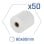 iggual Pack 50 Rollos Papel Térmico sin BPA 80x80mm