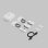 Microfone Rode Wireless Micro USB-C omnidirecional compacto branco
