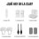 Microfone Rode Wireless Micro USB-C omnidirecional compacto branco