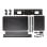 Unykach Boden-TV-Ständer, mobil mit Ablage und höhenverstellbar für 32-75-Zoll-Bildschirme, max. Vesa 600 x 400 mm