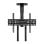 UNYKAch UK501 Supporto da pavimento mobile con ripiani e altezza regolabile per TV VESA 600x400mm e 32-75"