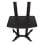 UNYKAch UK501 Supporto da pavimento mobile con ripiani e altezza regolabile per TV VESA 600x400mm e 32-75"