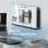 Support mural TV Onkron de 17 à 43 pouces - Support mural TV universel avec poids jusqu'à 30 kg - Bras mural TV avec Vesa de 75x75 à 200x200 / Support mural TV fixe FM1-B Noir
